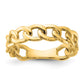 Polished Curb Link Ring - WBC