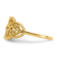 Polished Cut-out Fancy Hearts Design Ring - WBC