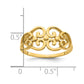 Polished Cut-out Fancy Hearts Design Ring - WBC