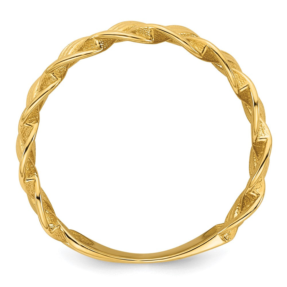 Polished Fancy Braided Ring - WBC