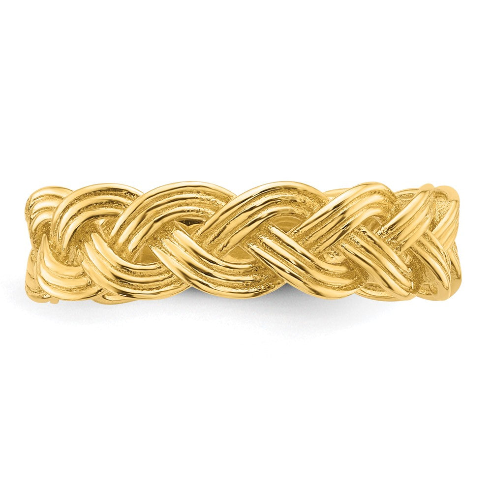 Polished Fancy Braided Ring - WBC