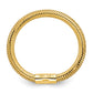 Polished Mesh Stretch Ring - WBC