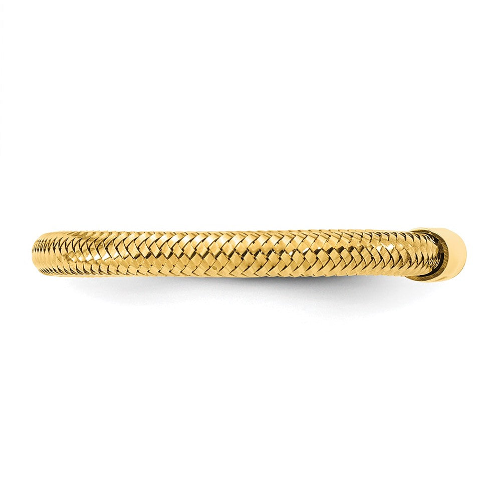 Polished Mesh Stretch Ring - WBC