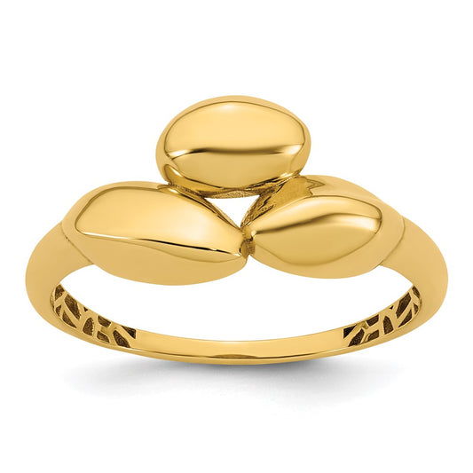 Polished Trio Domed Ring - WBC