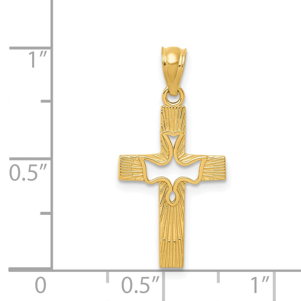 Dove Cross Pendant - WBC