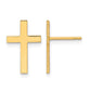Polished Cross Post Earrings - WBC