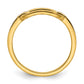 Polished 1/20 carat Diamond Link Fashion Ring - WBC