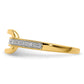 Polished 1/20 carat Diamond Link Fashion Ring - WBC