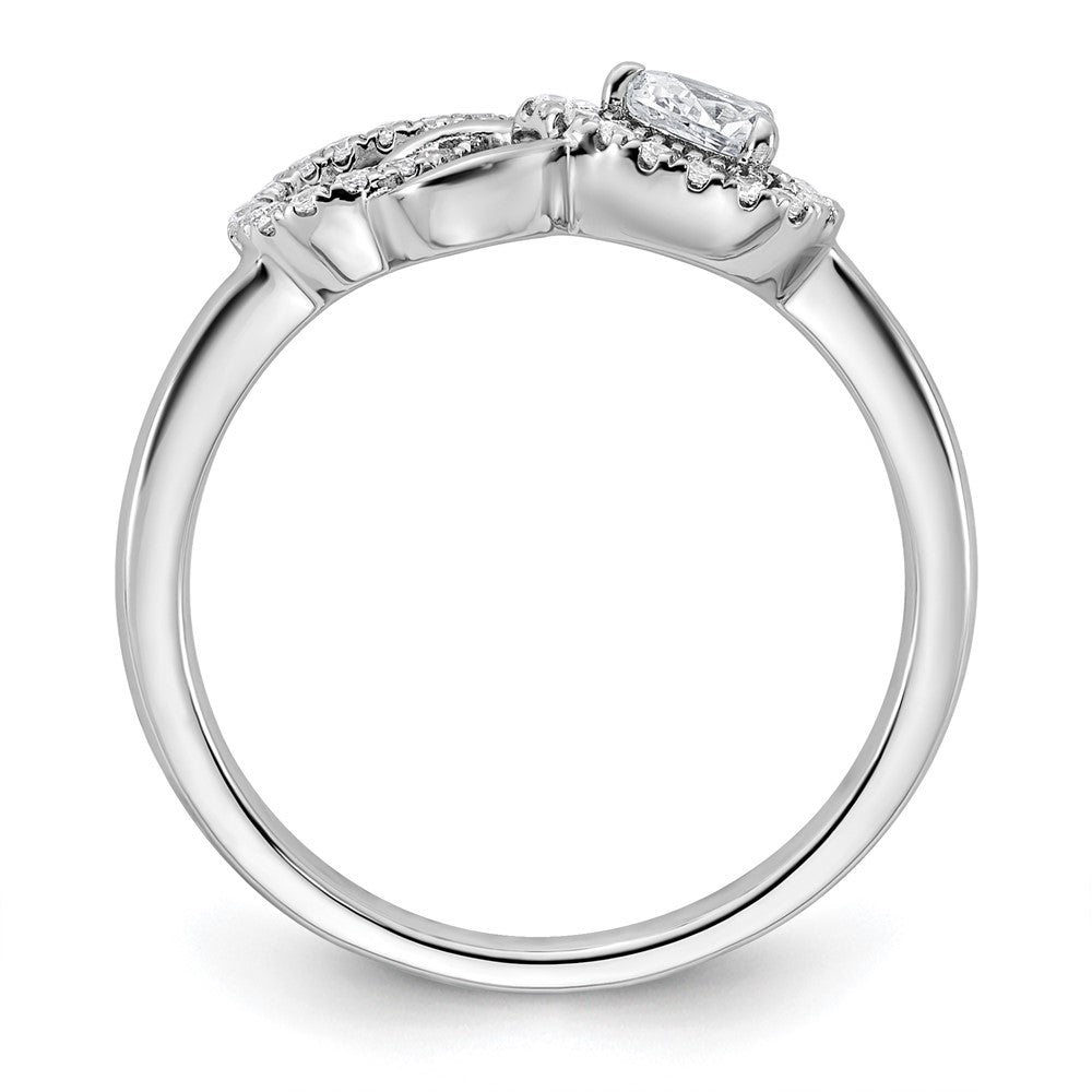 Polished 1/4 carat Diamond Infinity Ring - WBC