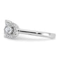 Polished 1/4 carat Diamond Infinity Ring - WBC