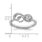 Polished 1/4 carat Diamond Infinity Ring - WBC