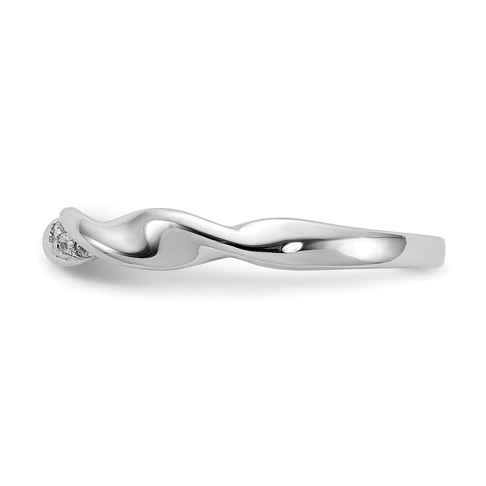 1/20 carat Diamond Fancy Twist Ring - WBC