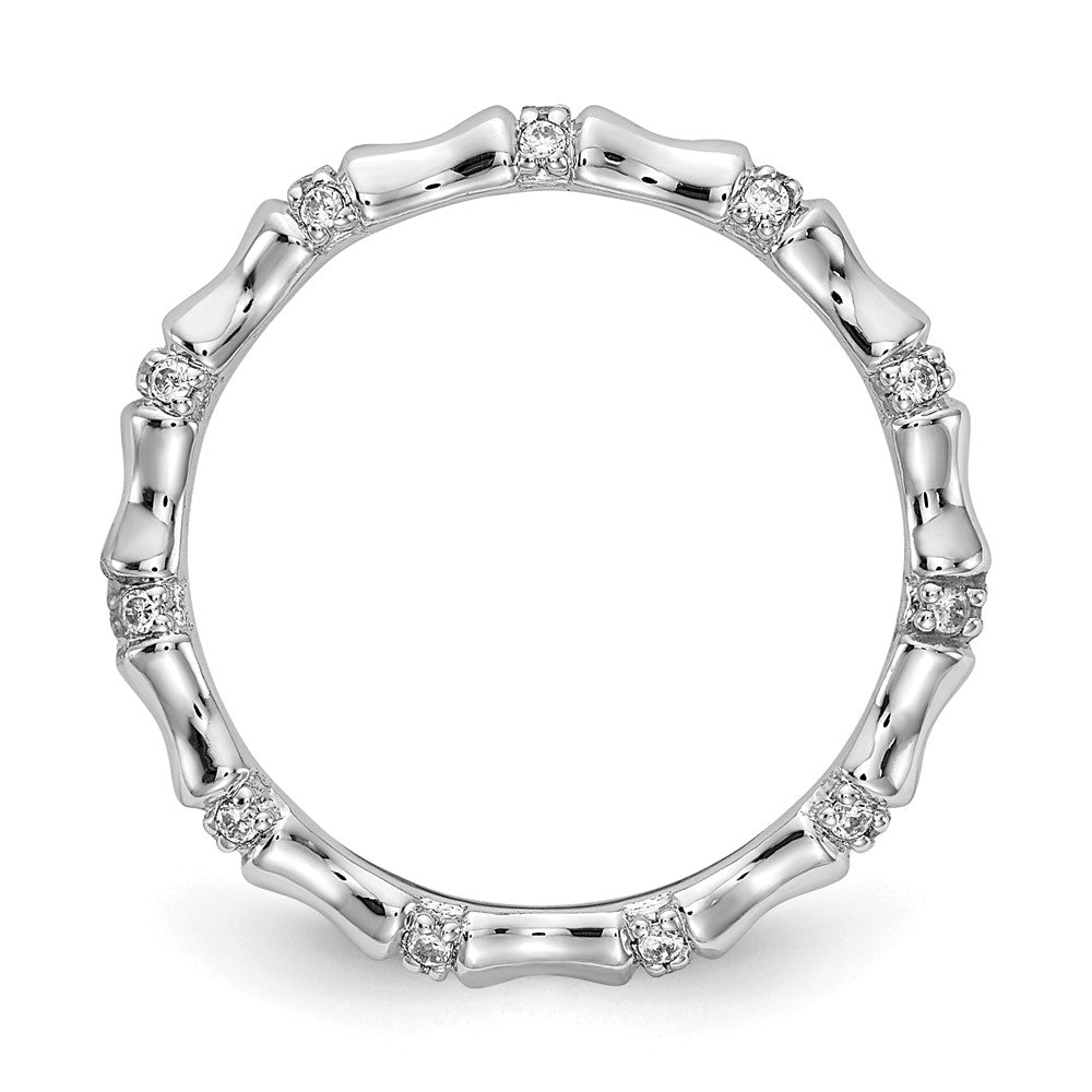 1/5 carat Diamond Fancy Bamboo Band - WBC
