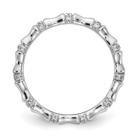 1/5 carat Diamond Fancy Bamboo Band - WBC