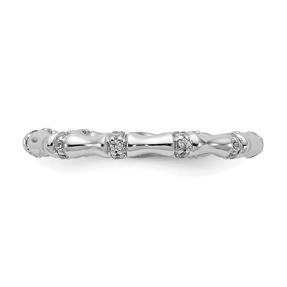 1/5 carat Diamond Fancy Bamboo Band - WBC