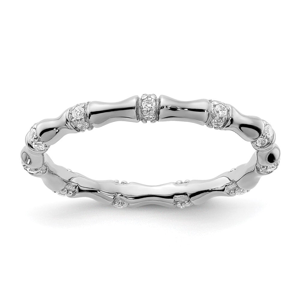 1/5 carat Diamond Fancy Bamboo Band - WBC
