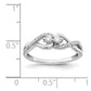 2-Stone 1/4 carat Diamond Fancy Ring - WBC