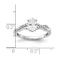 7x5 Oval April/ Topaz and Diamond Ring - WBC