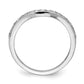 1/3 carat Diamond Curved Ring Guard - WBC