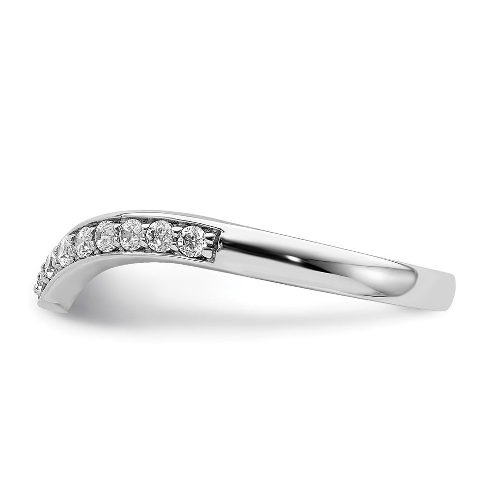 1/3 carat Diamond Curved Ring Guard - WBC