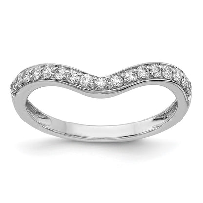 1/3 carat Diamond Curved Ring Guard - WBC
