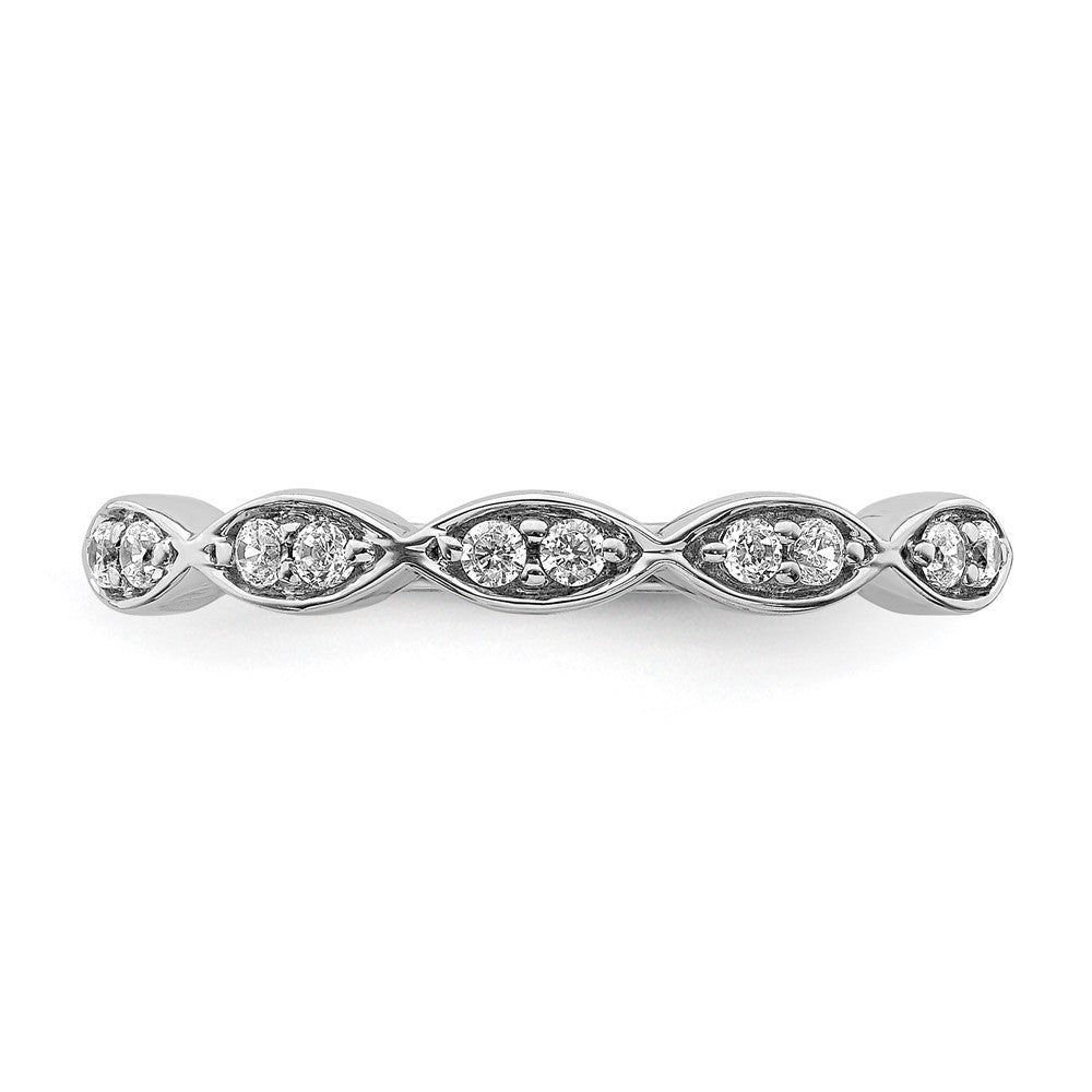 1/6 carat Diamond Fancy Band - WBC
