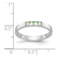 Channel-set Peridot 4-Stone Band - WBC
