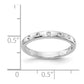 7-stone 1/6 carat Diamond Band - WBC