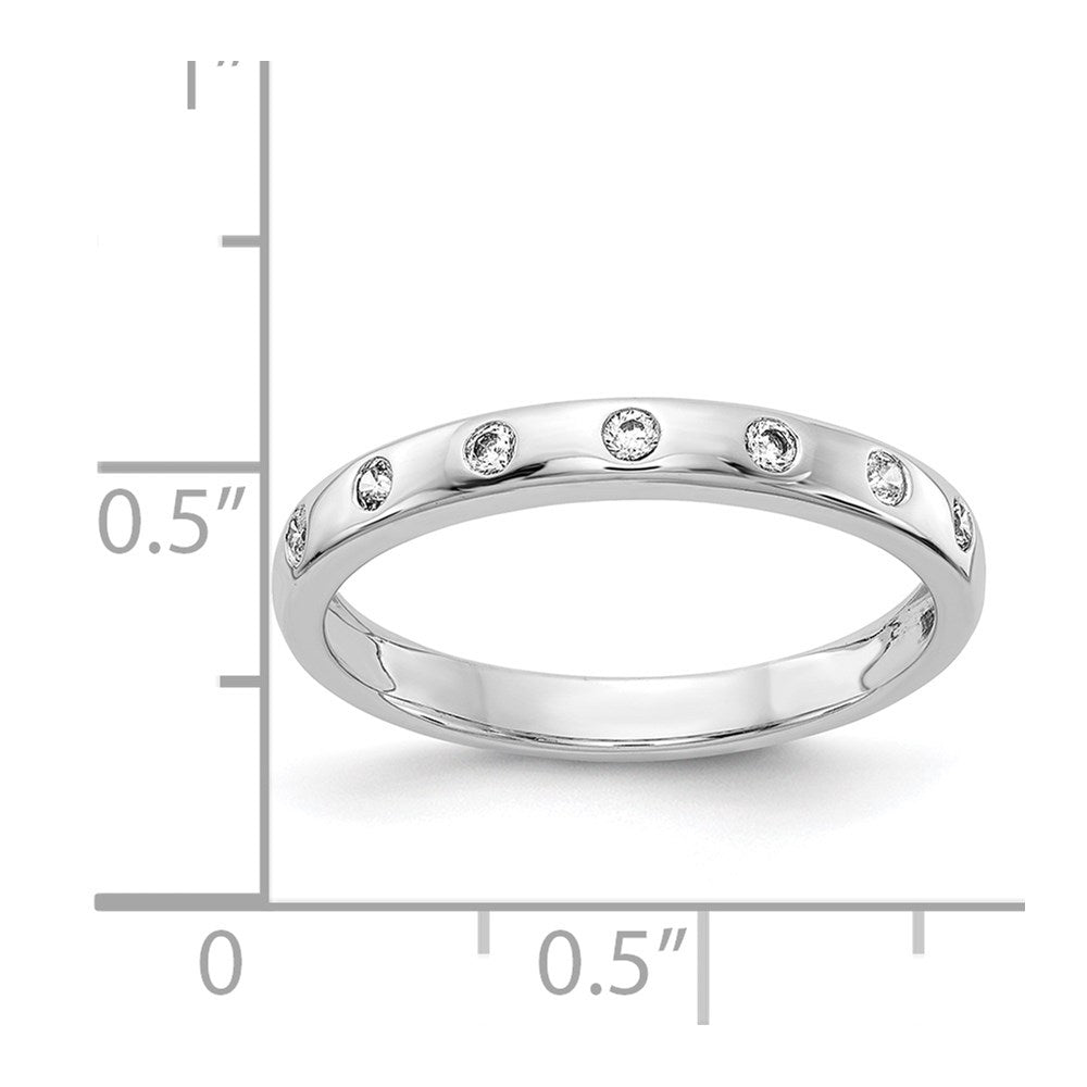 7-stone 1/6 carat Diamond Band - WBC
