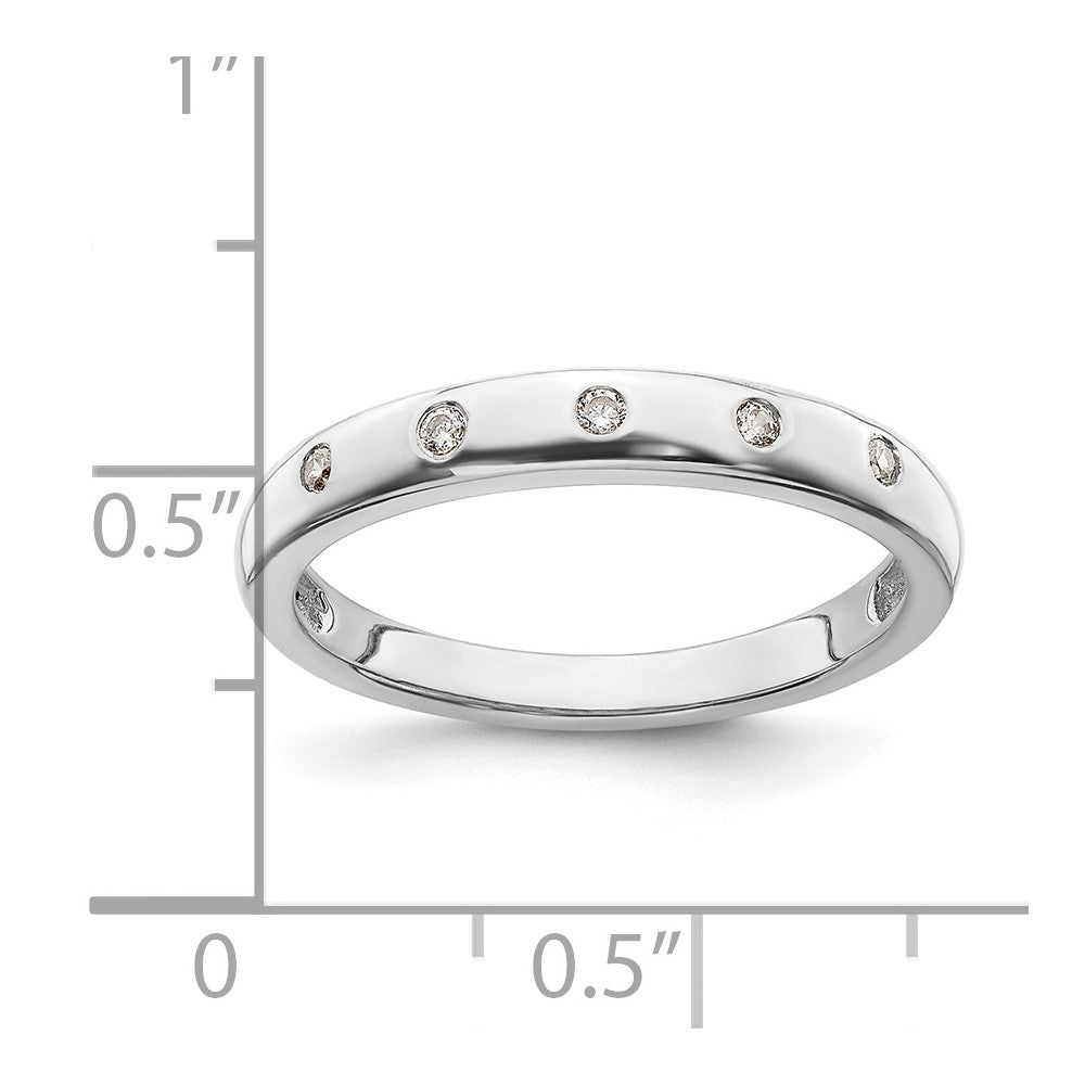 5-stone 1/20 carat Diamond Band - WBC