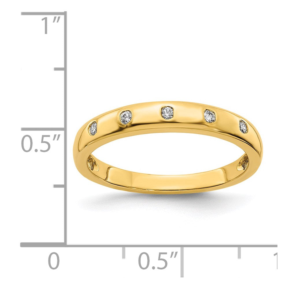 5-stone 1/20 carat Diamond Band - WBC