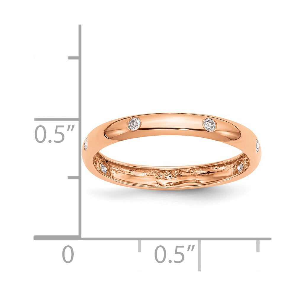 6-stone 1/10 carat Diamond Band - WBC