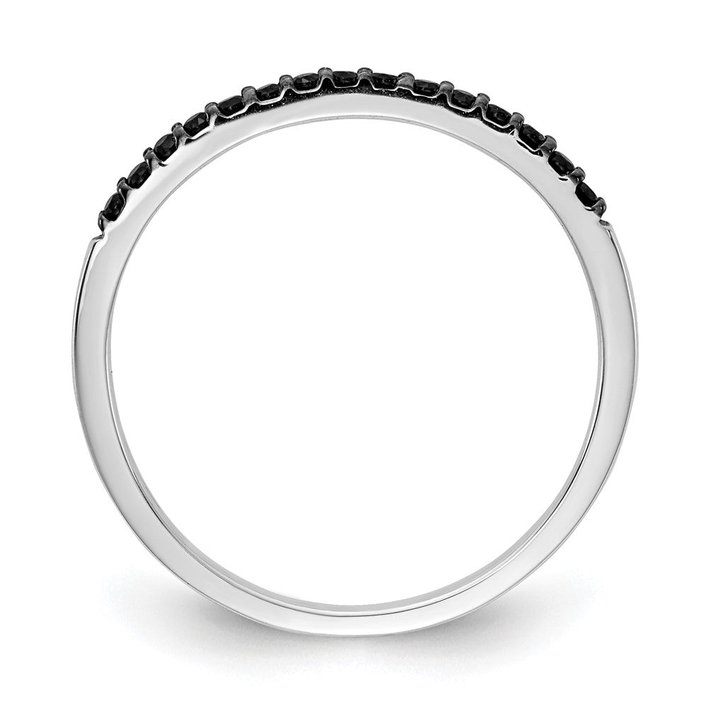 1/8 carat Black Diamond Band - WBC