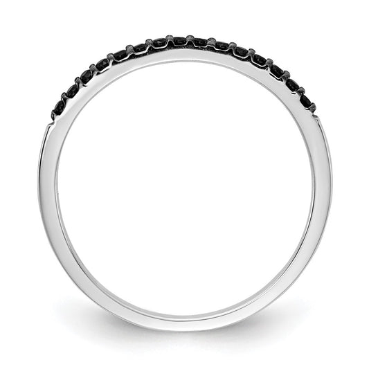 1/8 carat Black Diamond Band - WBC