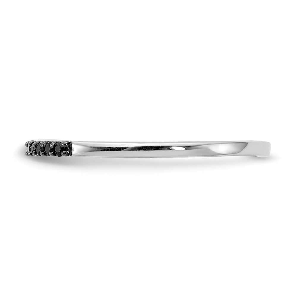 1/8 carat Black Diamond Band - WBC