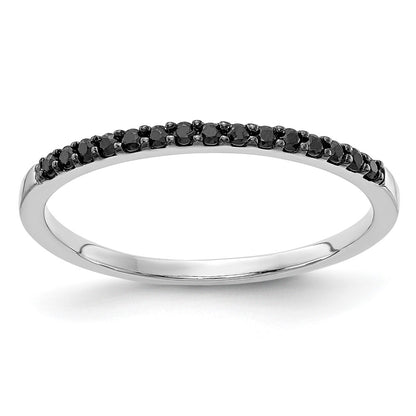 1/8 carat Black Diamond Band - WBC