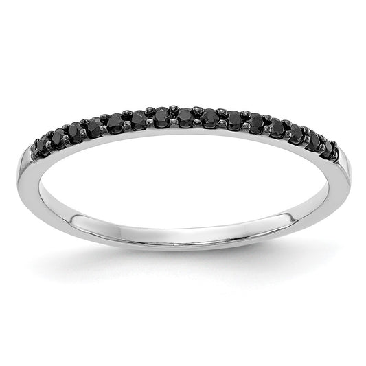 1/8 carat Black Diamond Band - WBC