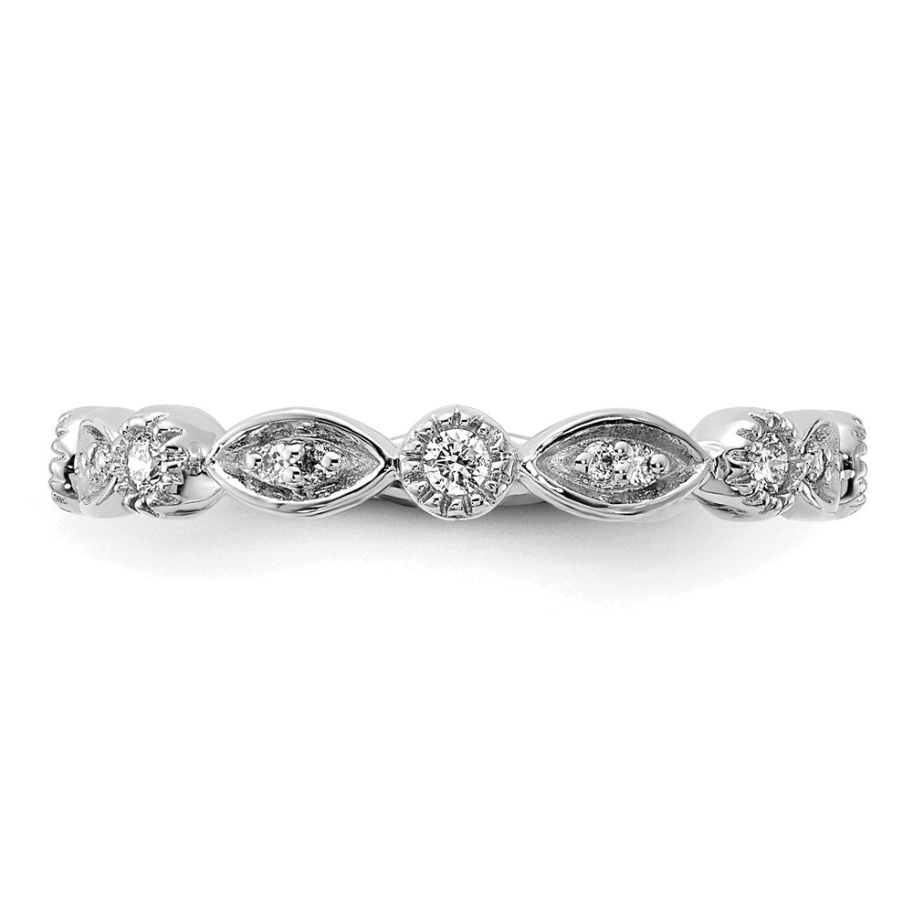 1/5 carat Diamond Fancy Band - WBC