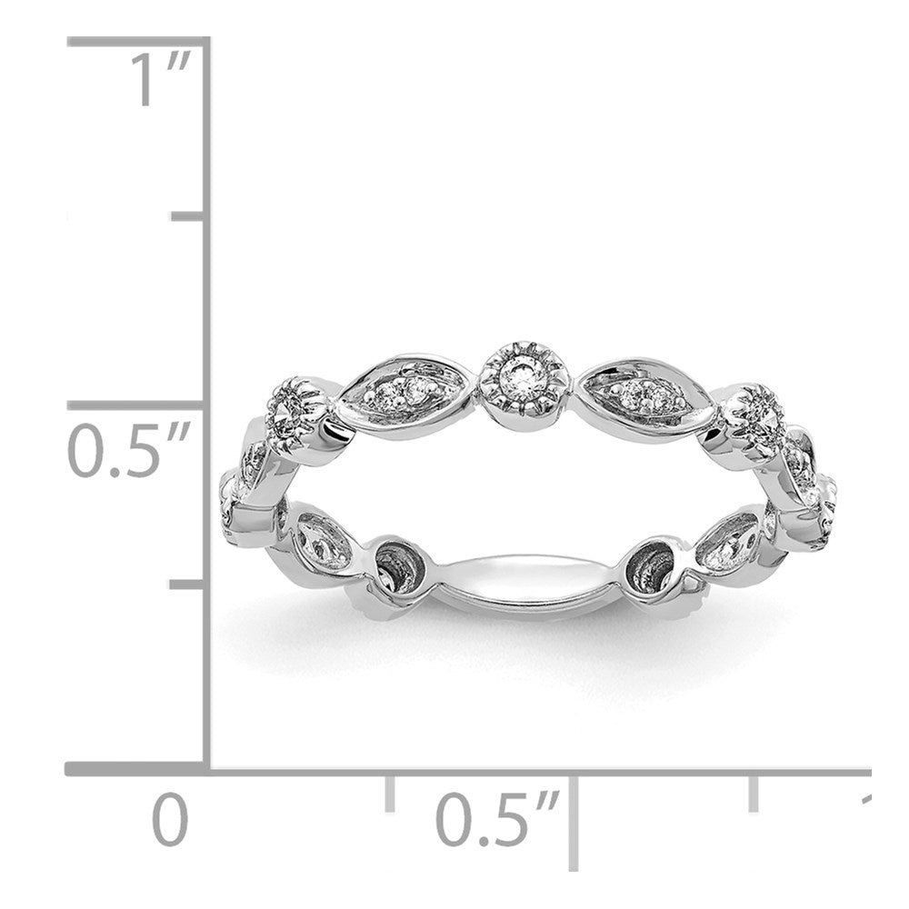 1/5 carat Diamond Fancy Band - WBC