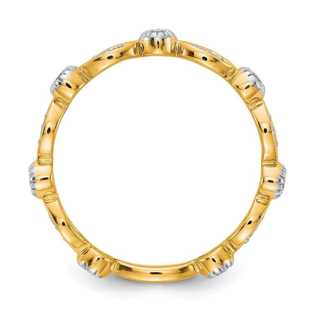 1/5 carat Diamond Fancy Band - WBC