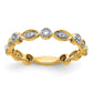 1/5 carat Diamond Fancy Band - WBC