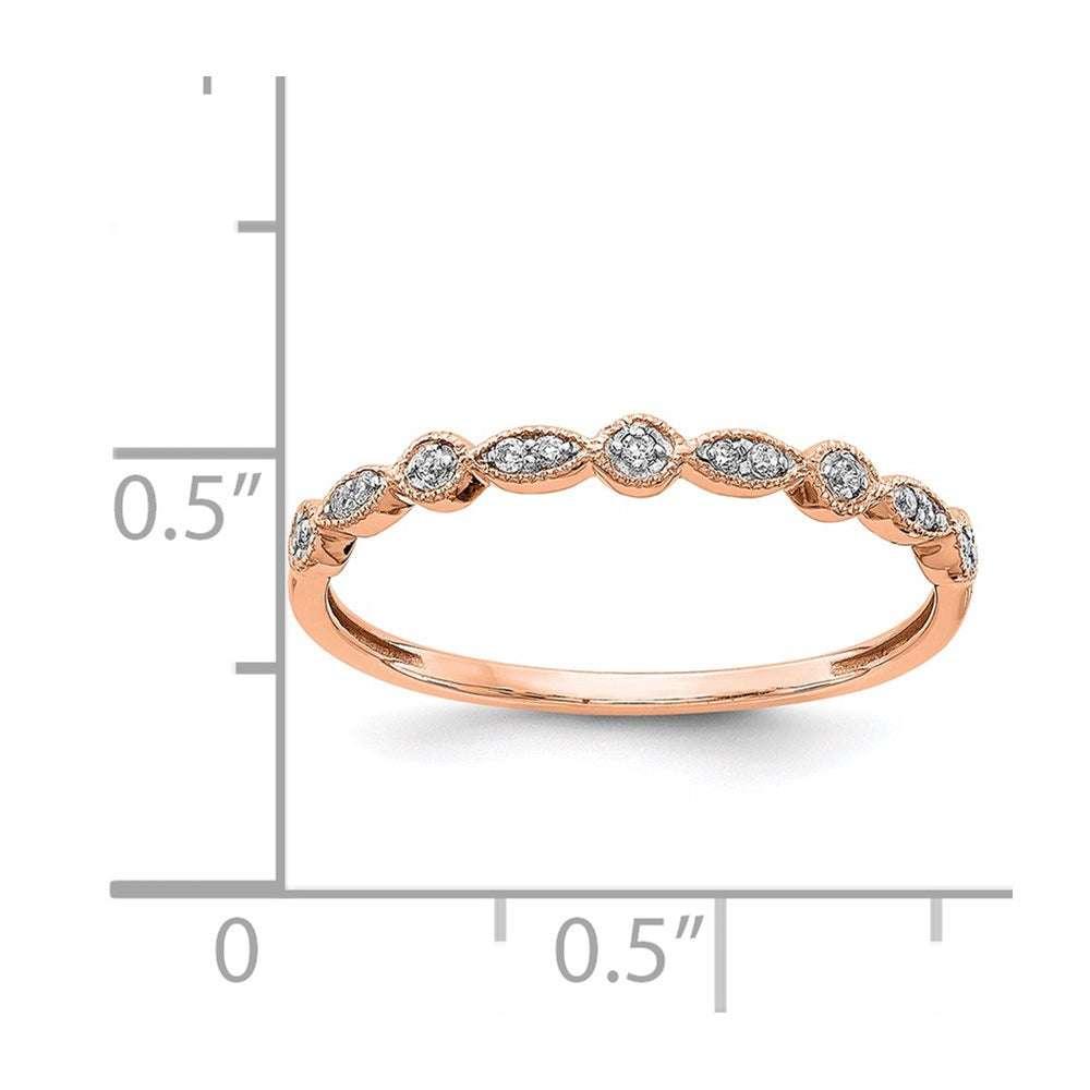 1/20 carat Diamond Fancy Band - WBC
