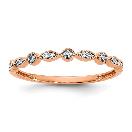 1/20 carat Diamond Fancy Band - WBC