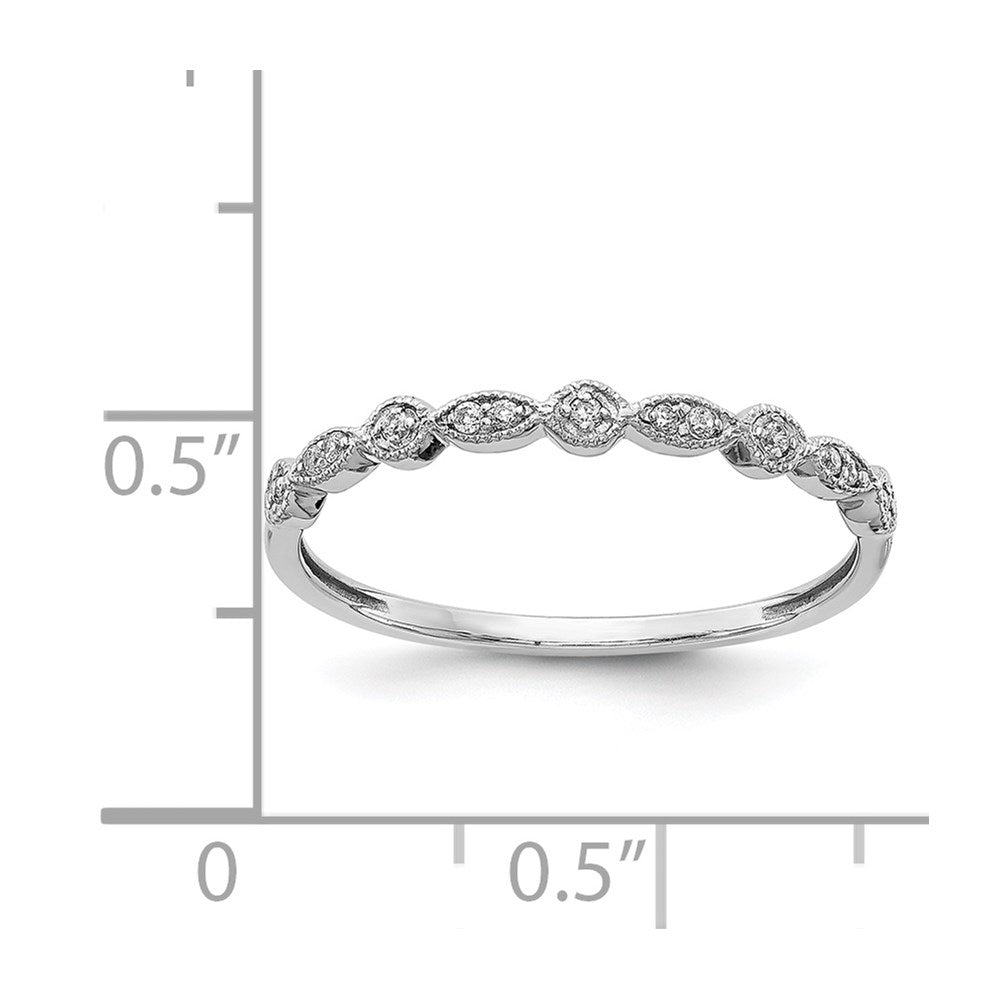 1/20 carat Diamond Fancy Band - WBC