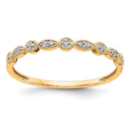 1/20 carat Diamond Fancy Band - WBC
