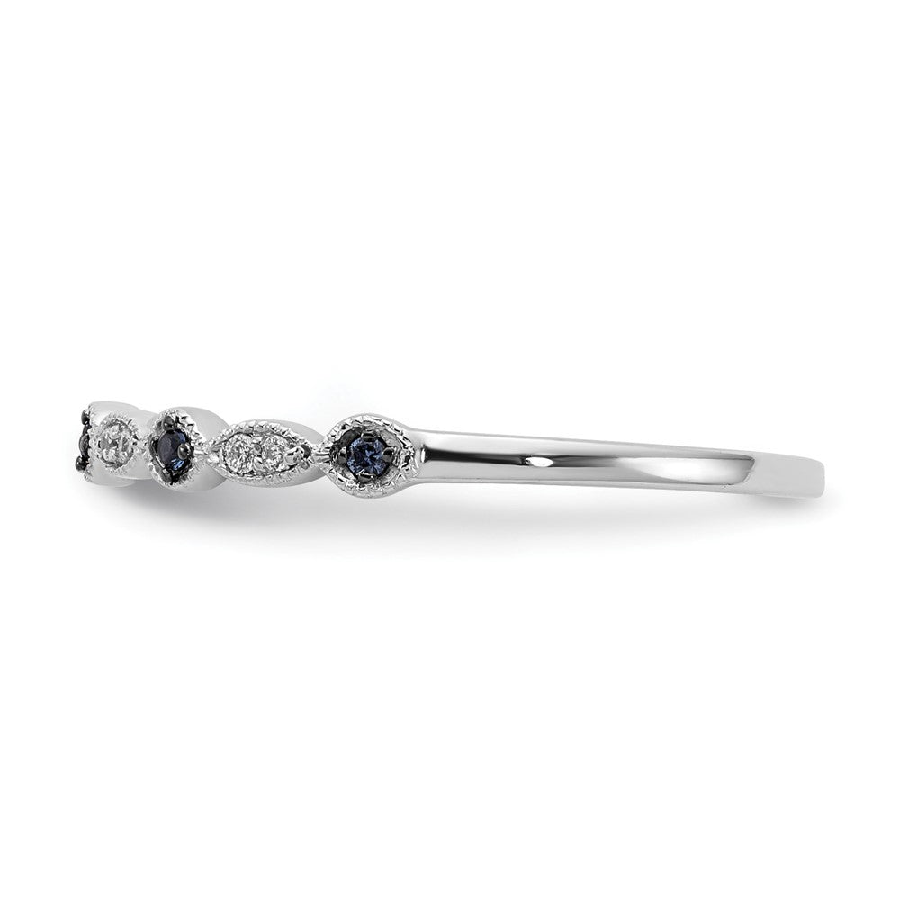 1/20 carat Blue and Diamond Fancy Band - WBC