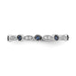 1/20 carat Blue and Diamond Fancy Band - WBC