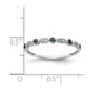 1/20 carat Blue and Diamond Fancy Band - WBC