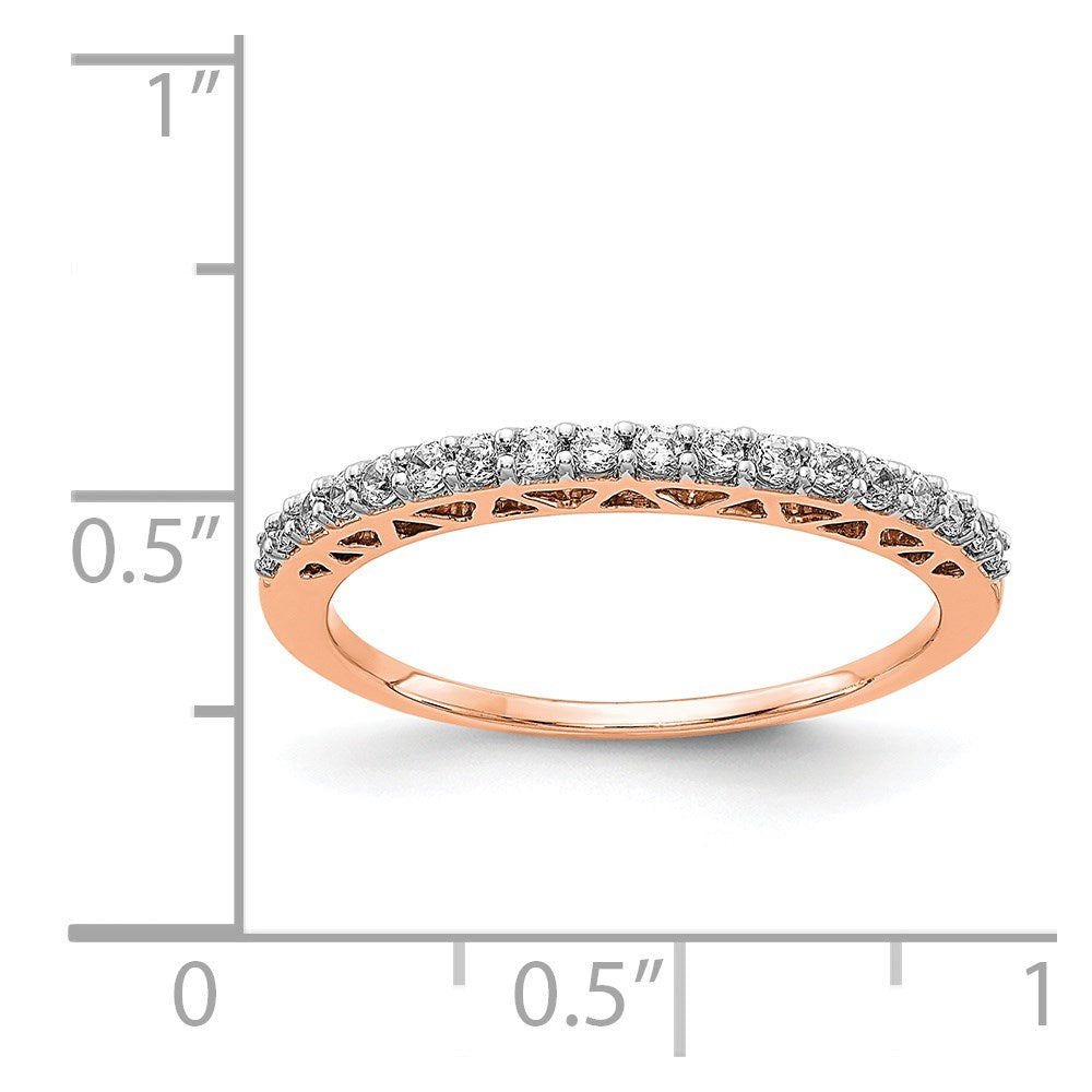 Polished 1/4 carat Diamond Band - WBC