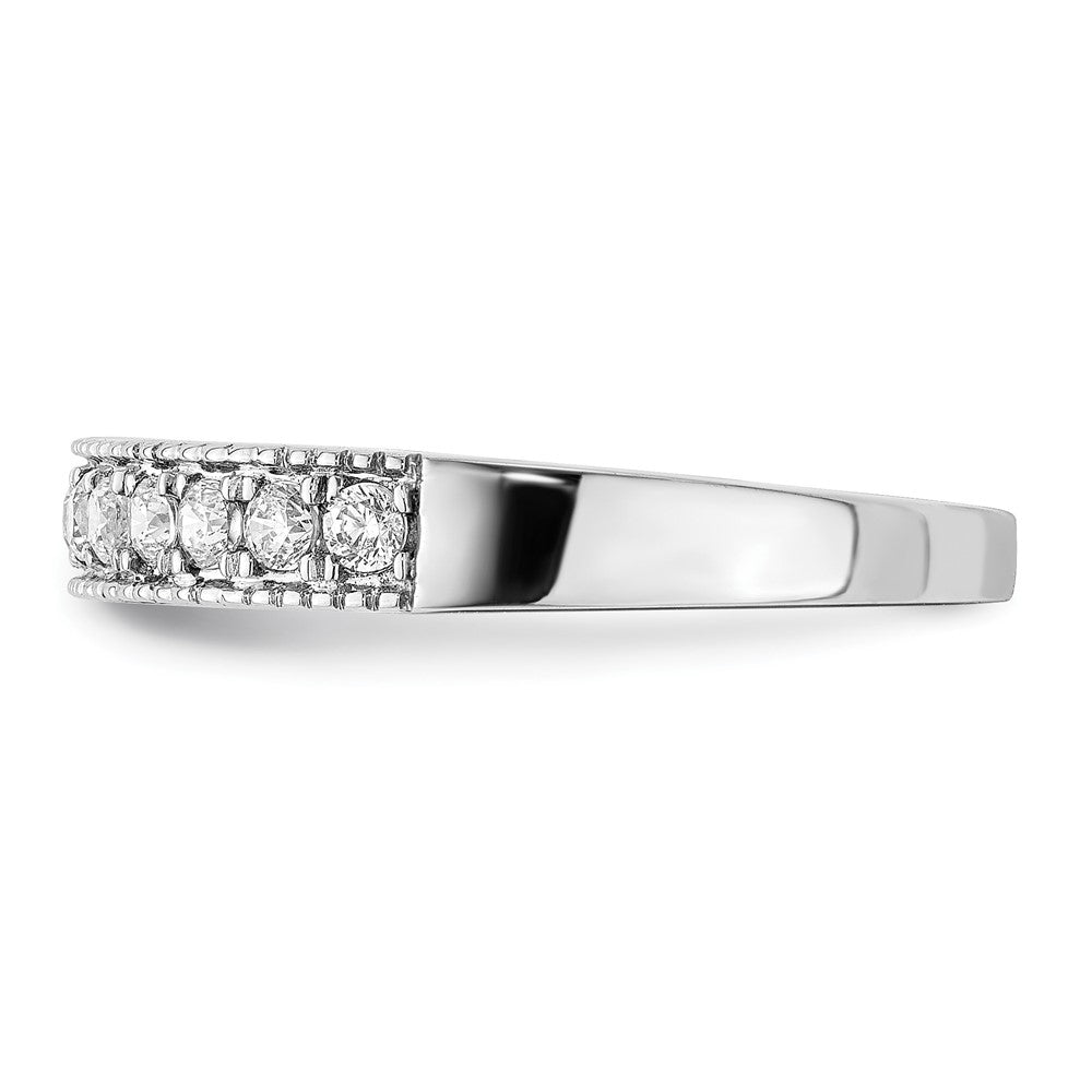 3/8 carat Diamond Beaded Edge Band - WBC